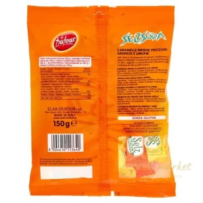 DUFOUR SELZSODA ARANCIA LIMONE 150GR