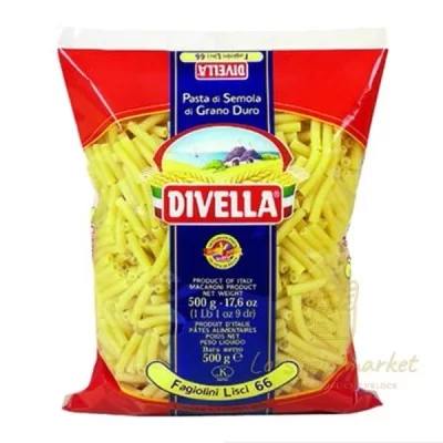 DIVELLA FAGIOLINI LISCI NO. 66 PASTA 500G