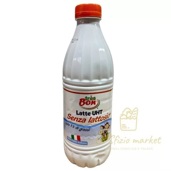 TRES BON LATTE UHT S LATTOSIO PARZ SCEMATO 1LT
