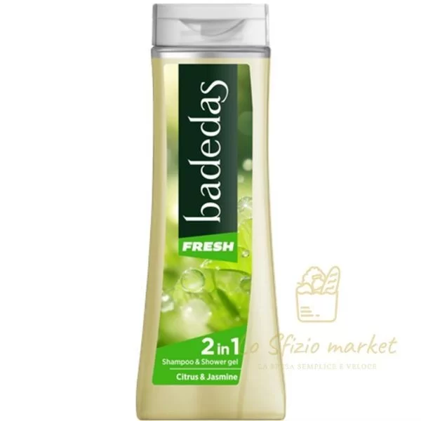 Badedas 2-in-1 Fresh Shower Shampoo 600ml