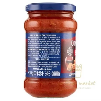 BARILLA RAGU CONTADINO SAUCE 300G