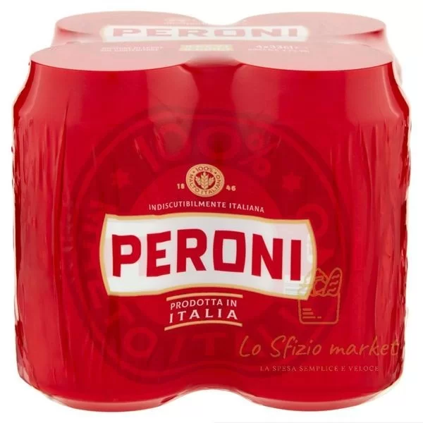 PERONI BEER 4X33CL CAN
