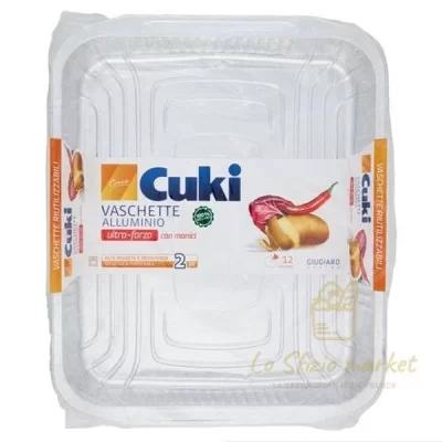 Cuki Aluminium Container R74 without lid 12 servings