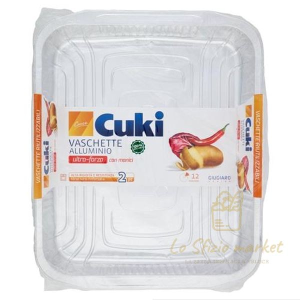 CUKI VASCHETTA ALLUMINIO R74 S/COPERCHIO 12 PORZ
