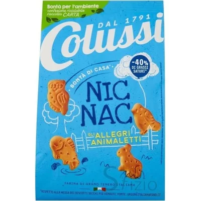 COLUSSI NIC NAC BISCOTTI 650GR - Alimentari, Biscotti e Farciti