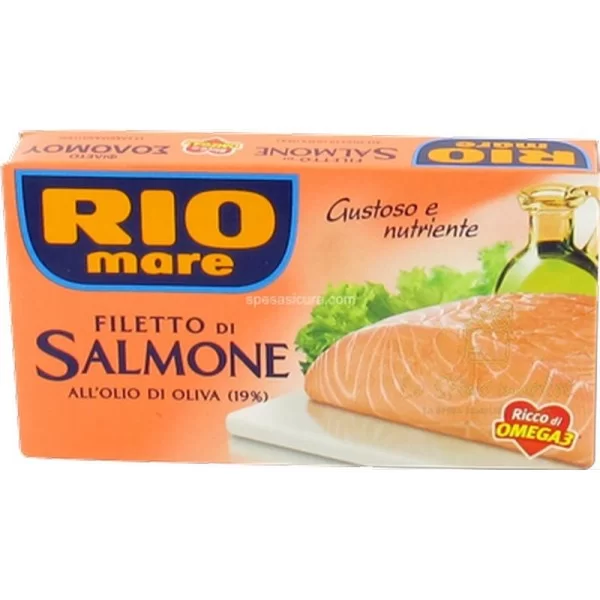 RIO MARE FILETTI DI SALMONE OLIO EXTRA V CLAS 125G
