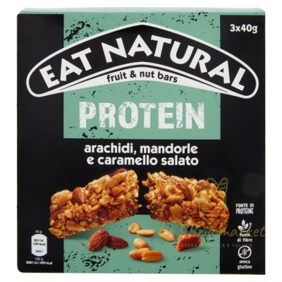 EAT NATURAL PROTEIN BARR CAR SALATO ARACHIDI  X3
