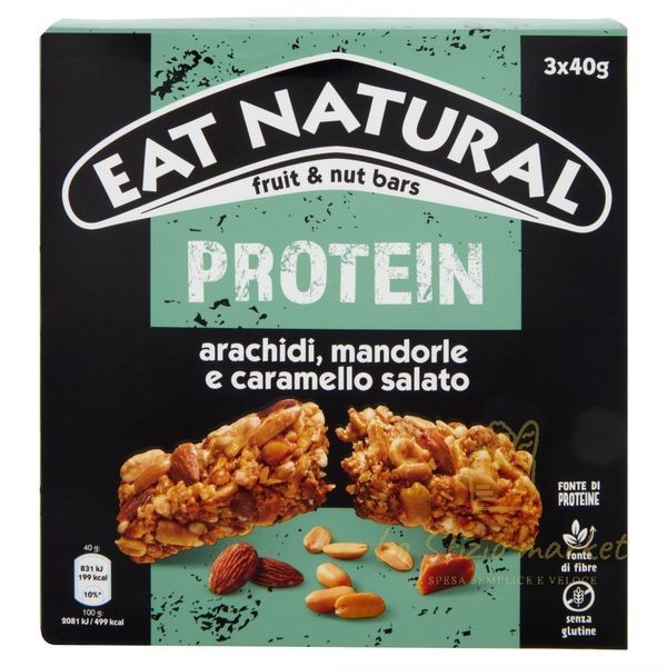 EAT NATURAL PROTEIN BARR CAR SALATO ARACHIDI  X3
