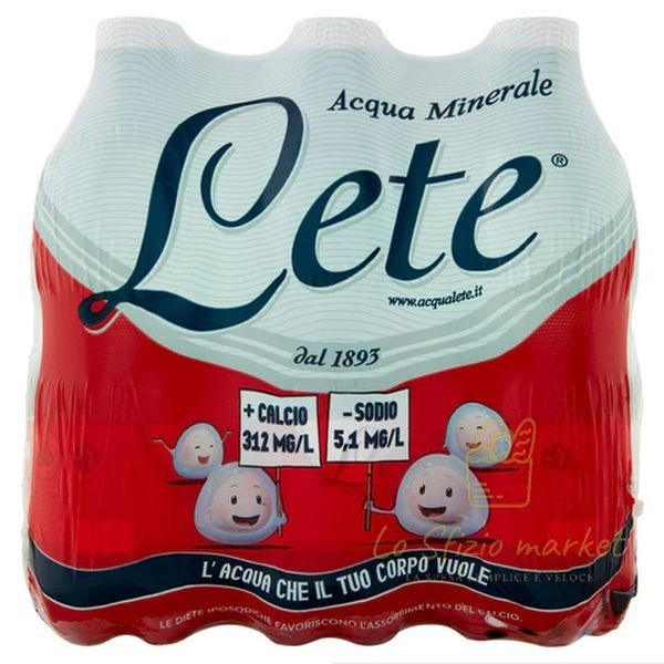 ACQUA LETE EFFERVESCENTE NATURALE 0,5L