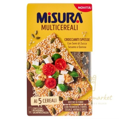 MISURA CROCCANTI MULTICEREALI 200GR