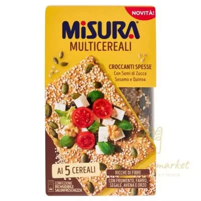 MISURA CROCCANTI MULTICEREALI 200GR - Home, Alimentari, Fuori Tutto, Panificati e Biscottati