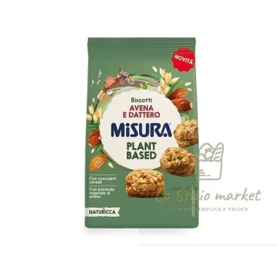 MISURA BISCOTTI PLANT BASED AVENA E DATTERO 260GR - Alimentari, Biscotti e Farciti