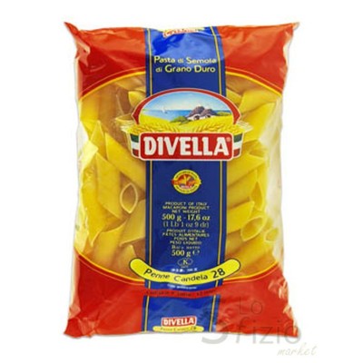 PASTA DIVELLA PENNE CANDELA 28 500GR