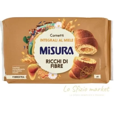 MISURA CORNETTI FIBRE EXTRA INTEGRALI MIELE X6 308