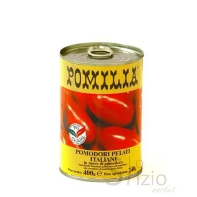 POMILIA PEELED TOMATOES 400GR
