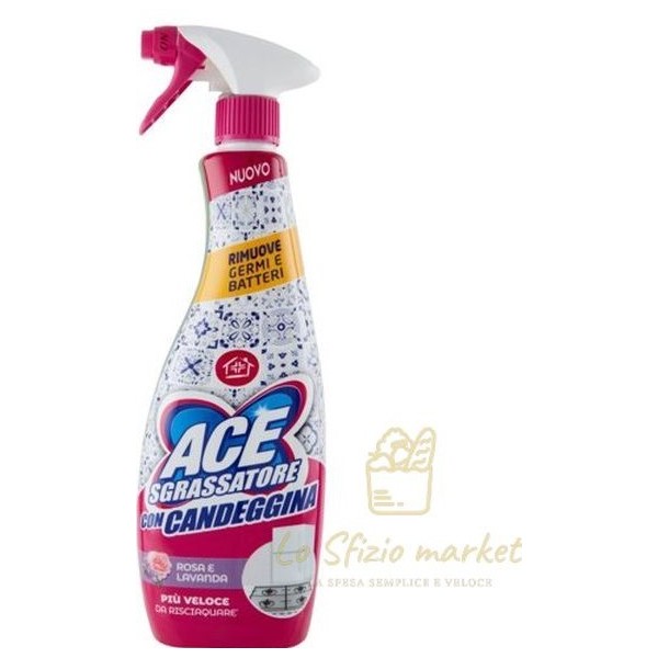 ACE SGRASSATORE SPRAY CON CANDEGGINA EROG 600ML