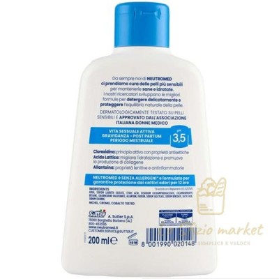 NEUTROMED SAPONE INTIMO ANTIBATTERICO 200ML