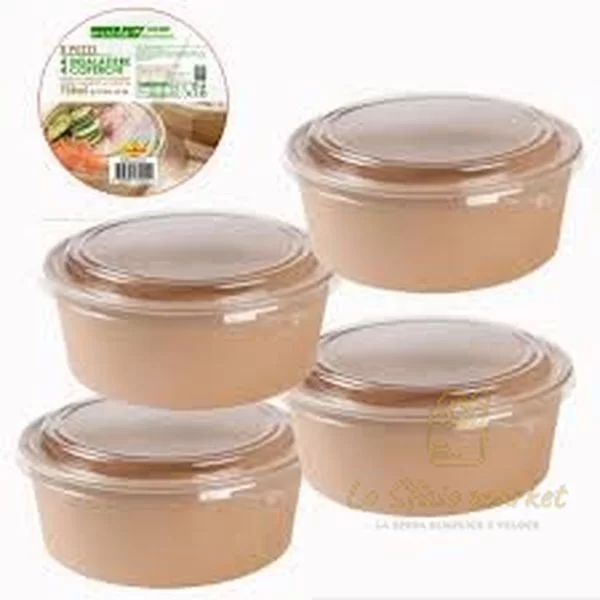 MOVIDA BIO SALAD BOWL 4+4 WITH LID 750ML