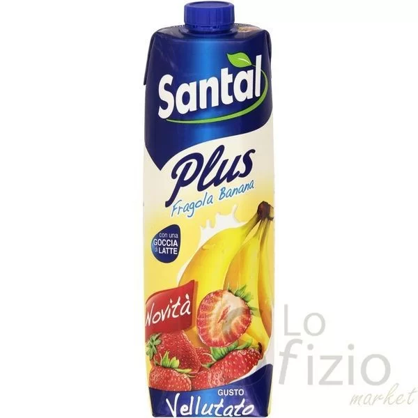 Santal Plus Strawberry Banana Juice 1L