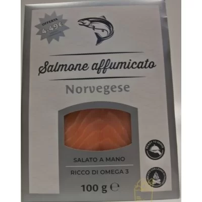VEGA SALMONE AFFUMICATO NORVEGESE 100GR - Freschi, Specialita ittiche, HO.RE.CA
