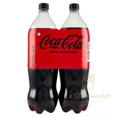 COCA COLA ZERO LT1.5 X2 - Acqua Bibite Alcolici, Bibite, Bibite Gassate, HO.RE.CA