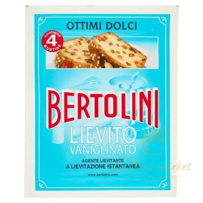 BERTOLINI LIEVITO VANIGLIATO BS X4 GR64 - Alimentari, Ingredienti per Dolci