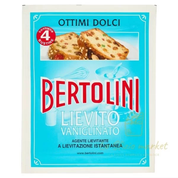 Bertolini Vanilla Baking Powder 4 Pack 64g