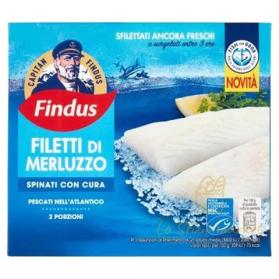 FINDUS FILETTI DI MERLUZZO 200GR - Surgelati e Gelati, Surgelati, Pesce surgelato