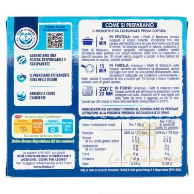 FINDUS FILETTI DI MERLUZZO 200GR