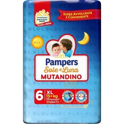 Pampers Sole e Luna Maxi Pants Size 6 XL 15+kg 13 pcs
