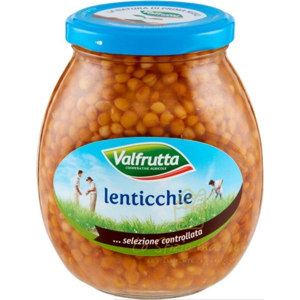 VALFRUTTA LENTICCHIE 360GR VETRO