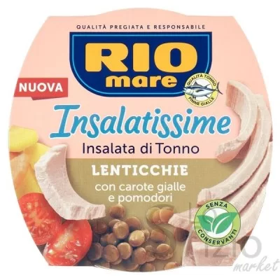 RIO MARE INSALATIS TONNO E LENTICCHIE160GR - Home, Alimentari, Carne Pesce in scatola, Pesce in scatola