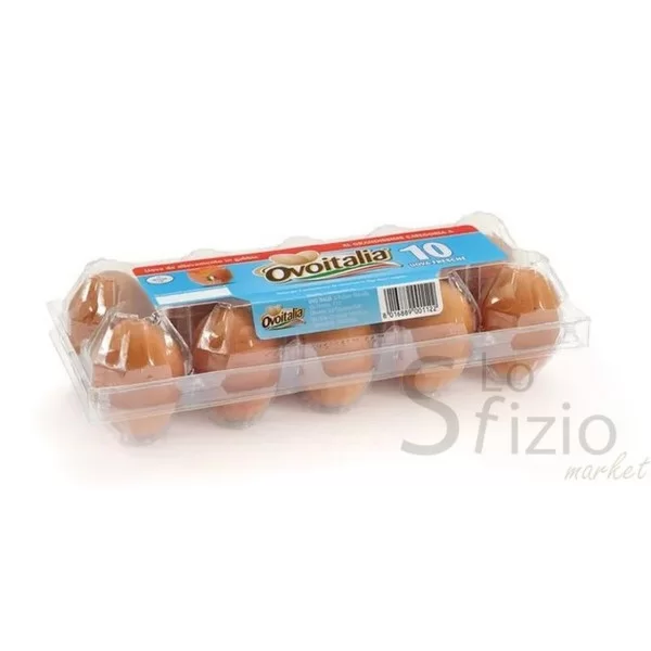 OVOITALIA FRESH HEN EGGS SIZE M - 10 PCS BARN RAISED
