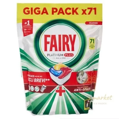 FAIRY PLATINUM PLUS LEMON X71 CAPS - Detergenza, Detersivi Stoviglie, Lavastoviglie