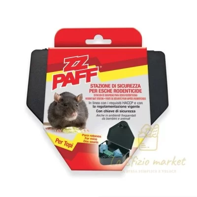 ZZ PAFF ESCA X TOPI STAZIONE DI SICUREZZA ESCHE - Casa, Casalinghi, Amici Animali, Altro