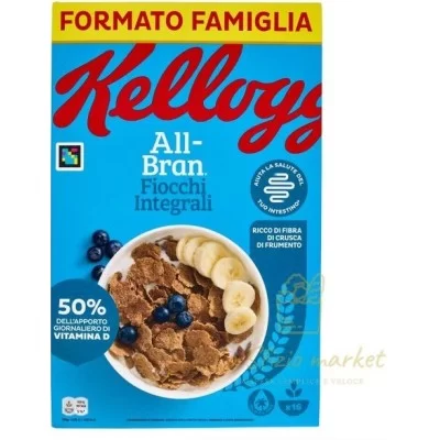 KELLOGG'S ALL BRAN WHOLE GRAIN FLAKES 500G