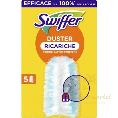 SWIFFER DUSTER RICARICHE 5 PIUMINI - Detergenza, Accessori pulizia Casa