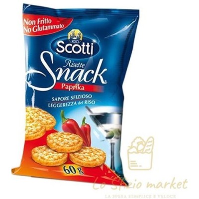 SCOTTI RISO SNACK PAPRIKA 60GR
