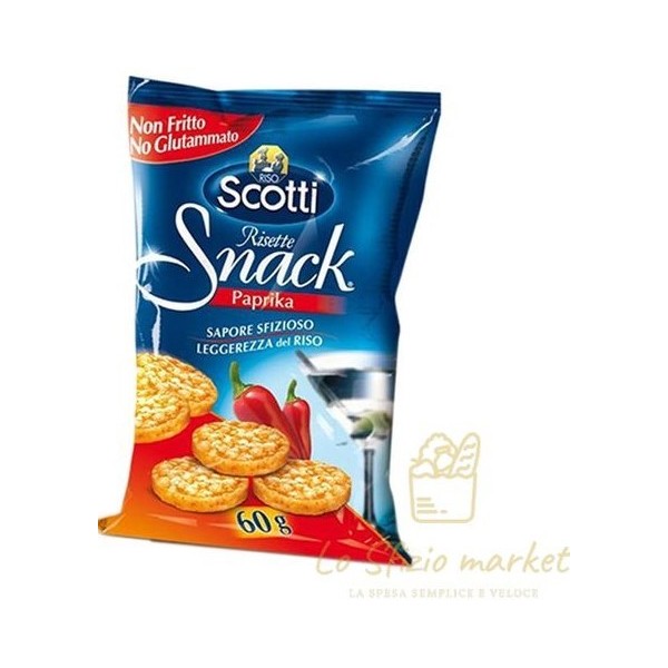 SCOTTI RISO SNACK PAPRIKA 60GR