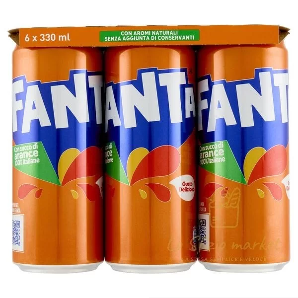 FANTA ORANGE CAN 6X33CL