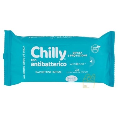 CHILLY SALVIETTINE INTIME CON ANTIBATTERICO X12PZ