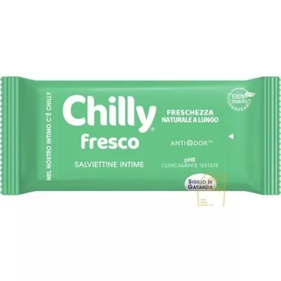 CHILLY SALVIETTINE GEL FRESCA x12Pz - Igiene Cura Persona, Igiene Corpo, Talco e Salviettine, Igiene Intima
