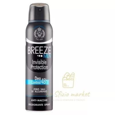 BREEZE  DEO SPRAY INVISIBILE 150ML - Igiene Cura Persona, Igiene Corpo, Deodoranti Persona