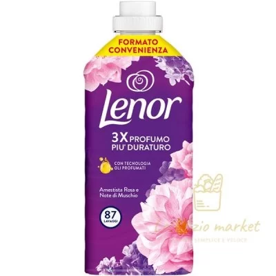 Lenor Concentrated Fabric Softener Amethyst & Floral Bouquet 87 Washes 1.827L