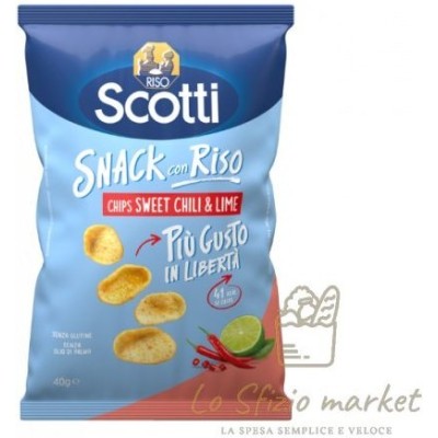 SCOTTI CHIPS SWEET CHILI E LIME 40GR