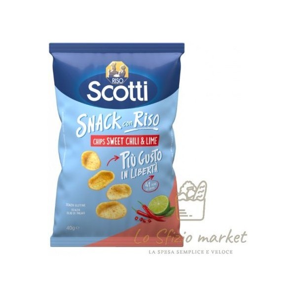 SCOTTI CHIPS SWEET CHILI E LIME 40GR