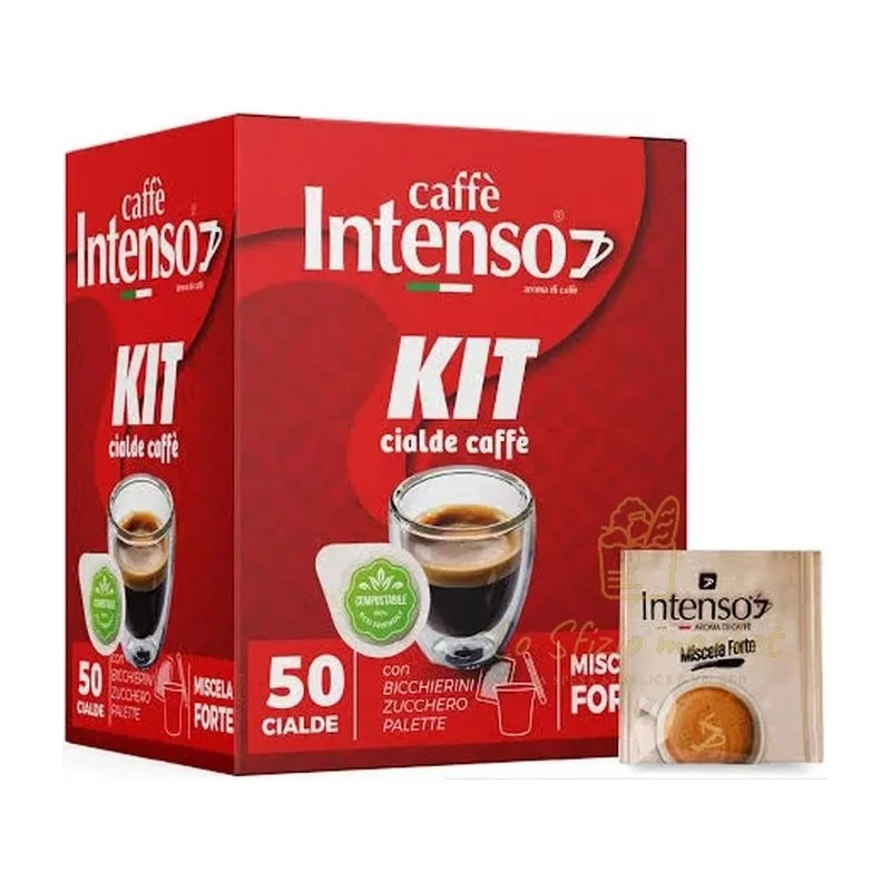 INTENSO CAFFE FORTE CIALDE KIT 50PZ - Home, Alimentari, Caffè e Infusi, Caffè e Orzo, HO.RE.CA