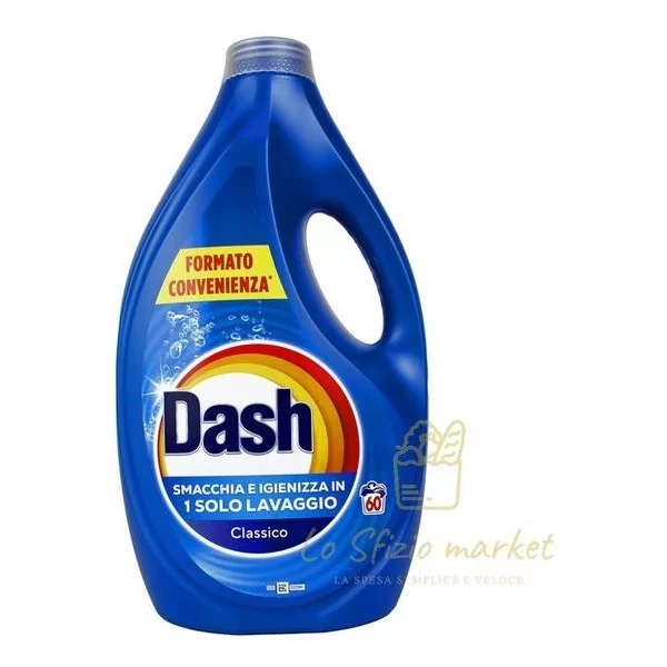 DASH CLASSIC LIQUID DETERGENT 60 WASHES 2.70LT