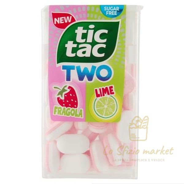 FERRERO TIC TAC TWO FRAGOLA LIME 38,5GR