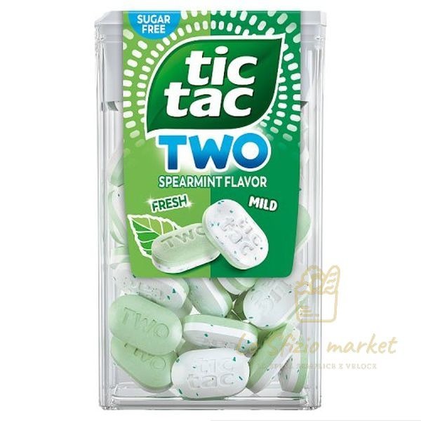 FERRERO TIC TAC TWO SPEARMINT FLAVOR 38,5GR